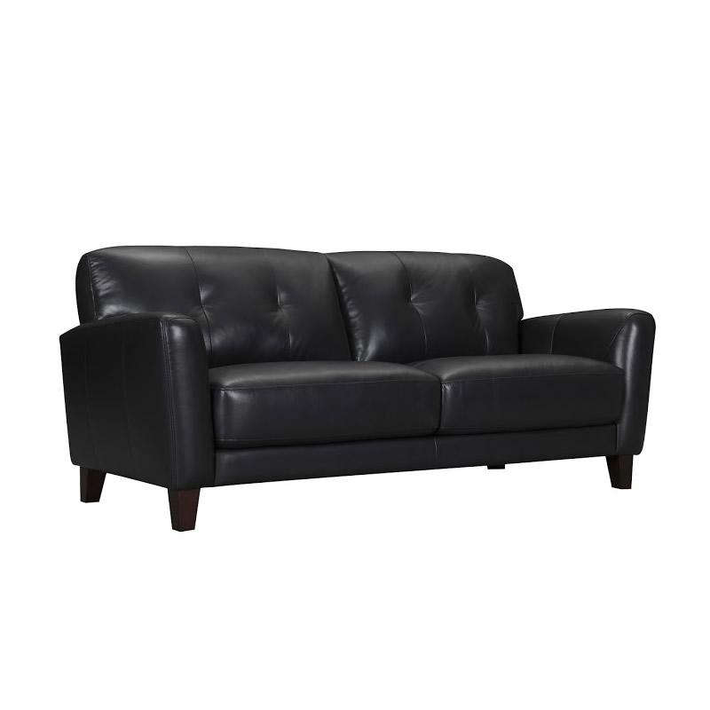 Violino Stationary Leather Match Sofa 31378-3-NAVY IMAGE 3