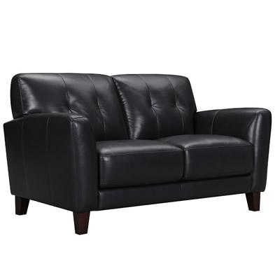 Violino Stationary Leather Match Loveseat 31378-2-NAVY IMAGE 1