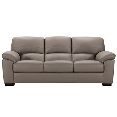 Violino Stationary Leather Match Sofa 31306-3-CREIGE IMAGE 2