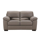 Violino Stationary Leather Match Loveseat 31306-2-CREIGE IMAGE 4