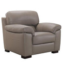 Violino Stationary Leather Match Chair 31306-1-CREIGE IMAGE 1