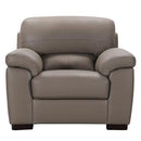 Violino Stationary Leather Match Chair 31306-1-CREIGE IMAGE 2