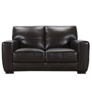 Violino Stationary Leather Loveseat 31366-2-MOCHA IMAGE 2