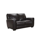 Violino Stationary Leather Loveseat 31366-2-MOCHA IMAGE 3