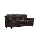 Violino Stationary Leather Match Sofa 3508-3-MERLOT IMAGE 3