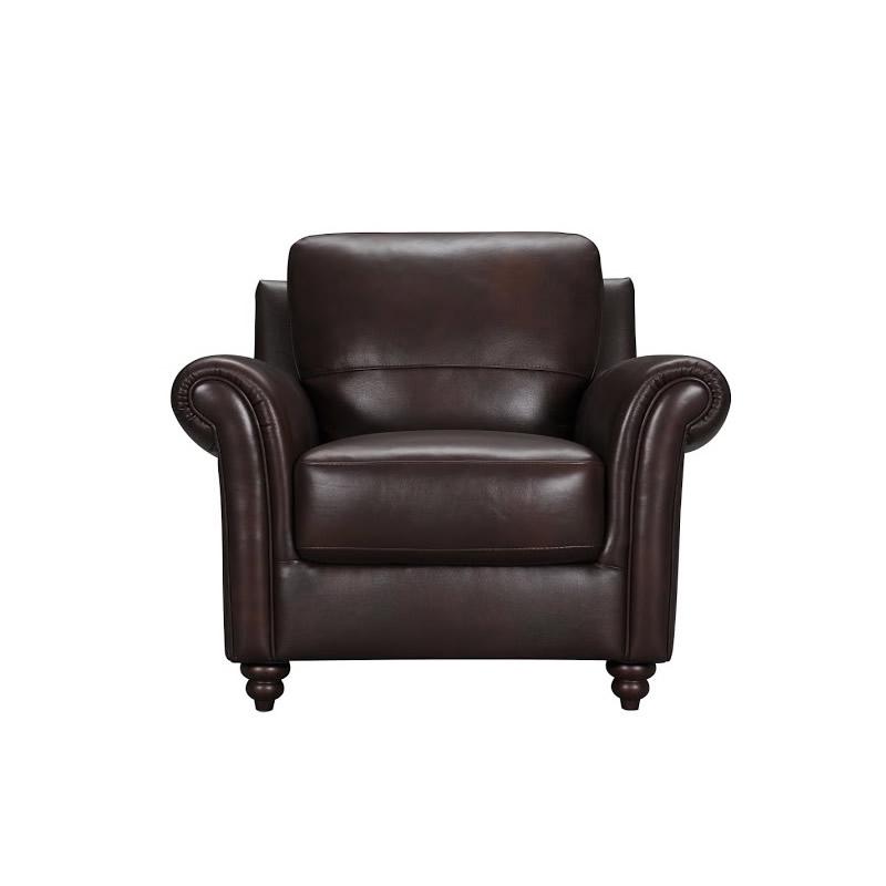 Violino Stationary Leather Match Chair 3508-1-MERLOT IMAGE 4