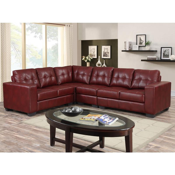 Brassex Metro Leather Air Sectional Metro 2470-W-SEC IMAGE 1