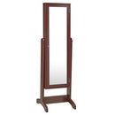 Brassex Jewelry Storage Armoire Jewerly Cabinet 12380-RED IMAGE 1