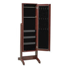 Brassex Jewelry Storage Armoire Jewerly Cabinet 12380-RED IMAGE 2