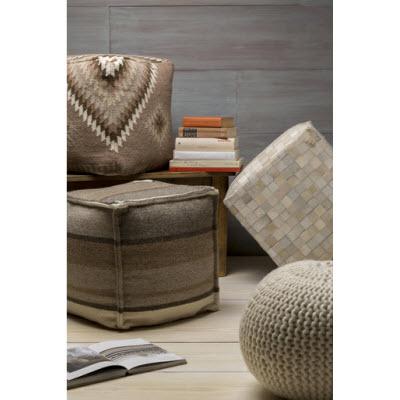 Surya Home Decor Poufs POUF-99 IMAGE 2