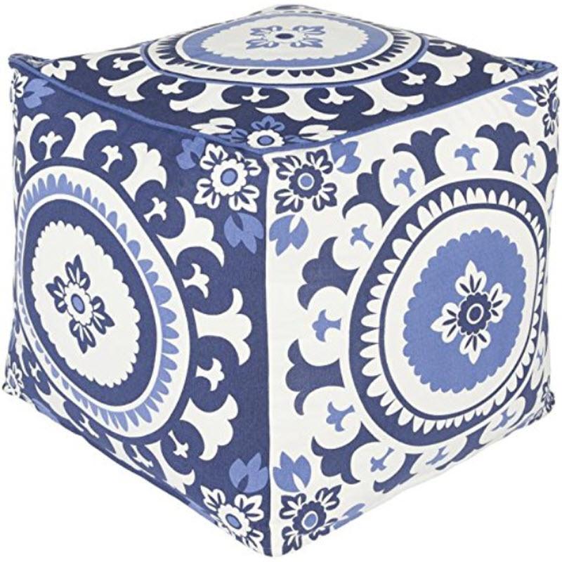 Surya Home Decor Poufs KSPF-016 IMAGE 1