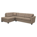 Edgewood Furniture Fabric 2 pc Sectional 1617 2 pc Sectional (Java) IMAGE 1