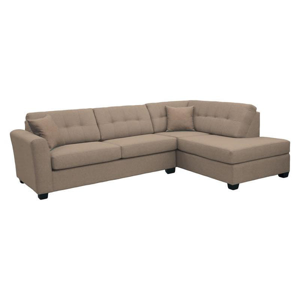 Edgewood Furniture Fabric 2 pc Sectional 1617 2 pc Sectional (Java) IMAGE 1