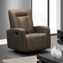Elran Liam Swivel, Glider, Rocker Leather Recliner Liam L0252-MEC-SG Swivel Glider Rocker Recliner (360º) IMAGE 1