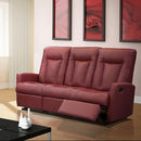 Elran Lauren Reclining Leather Sofa L0316-MEC-L6 IMAGE 1