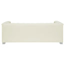 Coaster Furniture Chaviano 505391 Upholstered Track Arm Sofa - Pearl White IMAGE 5