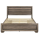  Coaster Furniture Kauffman 204190KE Wood Eastern King Storage Panel Bed - Washed Taupe IMAGE 5
