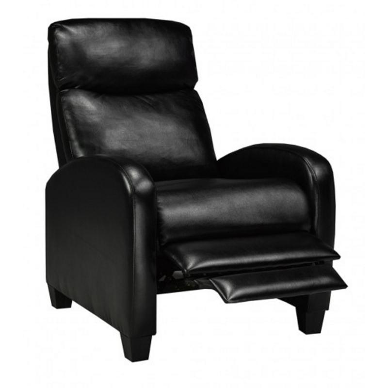 Brassex Soho Leather look Recliner 8628-BK IMAGE 2