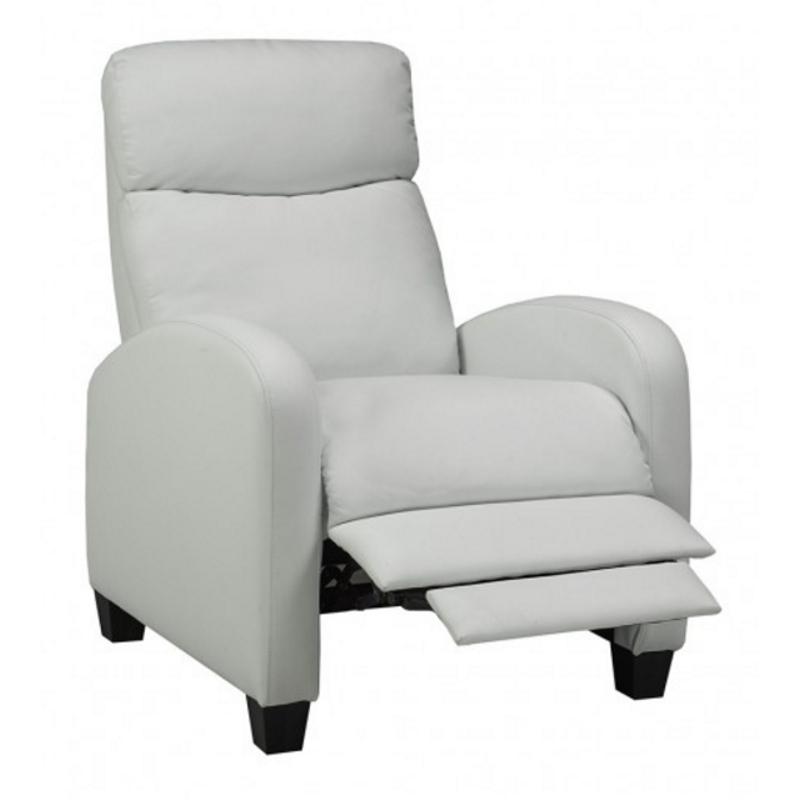 Brassex Soho Leather look Recliner 8628-WH IMAGE 2