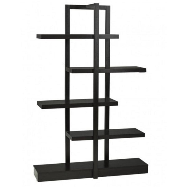 Brassex Home Decor Bookshelves 11430 Display Shelf (Dark Cherry) IMAGE 1