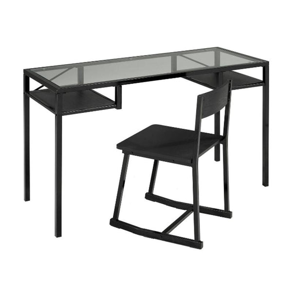 Brassex Office Desks Workstations 27285-2 Office Desk/Chair Set IMAGE 1