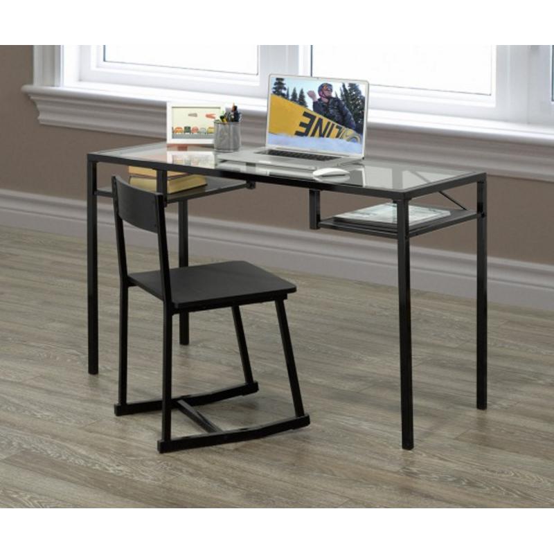 Brassex Office Desks Workstations 27285-2 Office Desk/Chair Set IMAGE 2