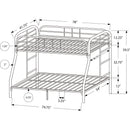  Monarch Kids Beds Bunk Bed I 2231S IMAGE 4