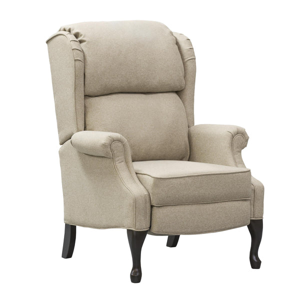 Elran Manual Fabric Recliner Relaxon W0002-MEC-W32 Pushback Wing Chair IMAGE 1