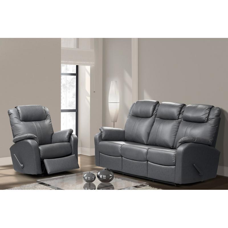 Elran Nova Reclining Leather Loveseat 8058-100/8058-110 IMAGE 1