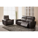 Elran Colton Power Reclining Leather Loveseat 40815-MEC-OP IMAGE 1