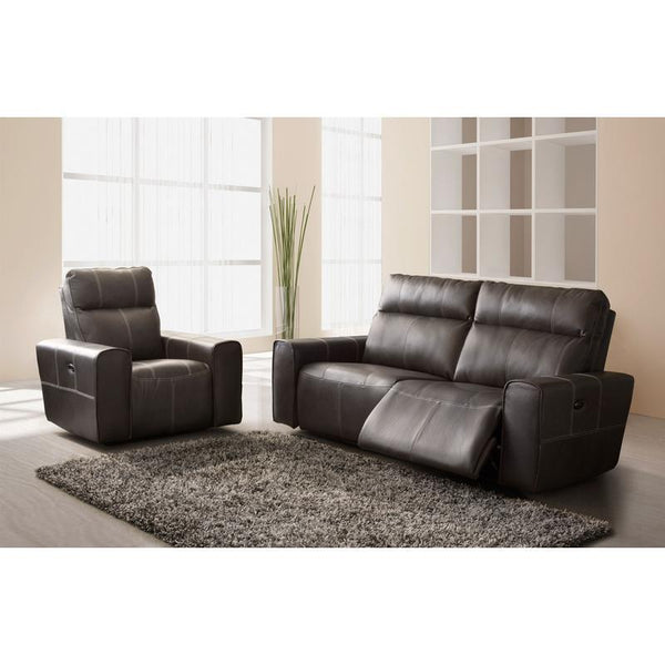 Elran Colton Power Reclining Leather Loveseat 40815-MEC-OP IMAGE 1