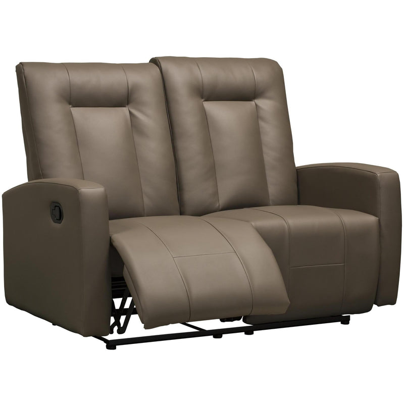 Elran Liam Reclining Leather look Loveseat L0255-MEC-L5 IMAGE 1