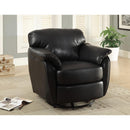  Monarch Swivel Leather Look Accent Chair I 8064 IMAGE 1