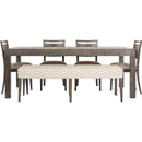 Mi-di Barnwood Dining Table TF-08-0-F-16 IMAGE 1