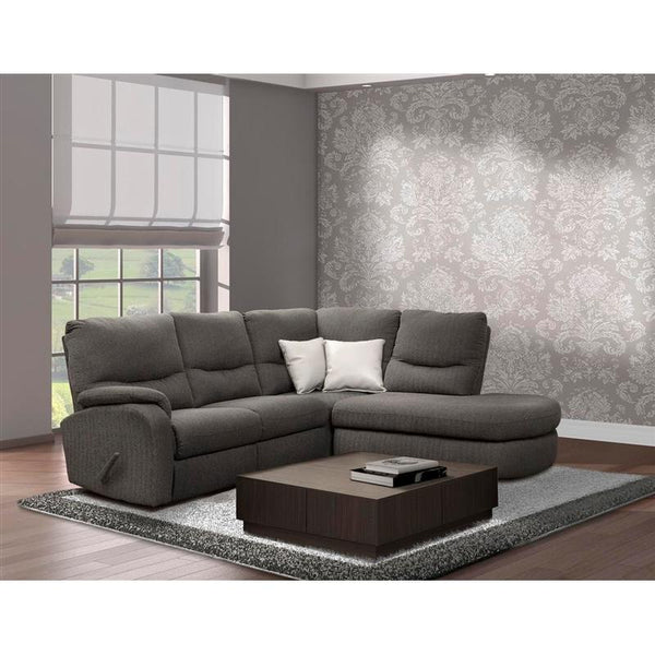 Elran Eva Reclining Fabric Sectional F2066-Z3CAR-GR.20 IMAGE 1