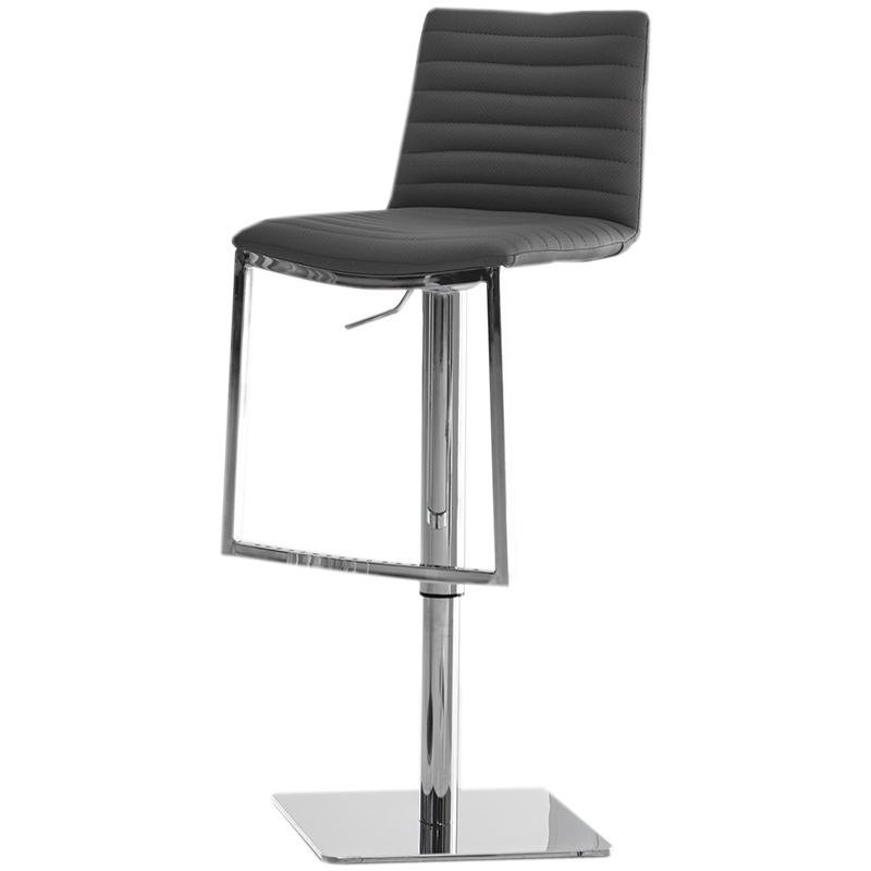 Bellini Modern Living London Adjustable Height Stool LONDON-BLACK IMAGE 1