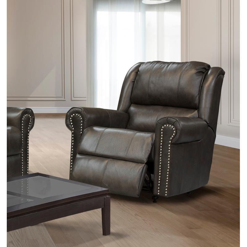 Elran Leather Recliner 40042-02 IMAGE 2