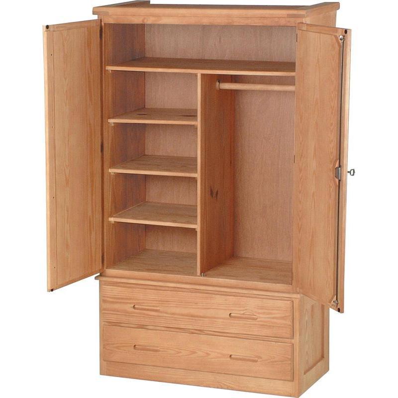 Crate Designs Furniture 2-Drawer Armoire 7016B IMAGE 1