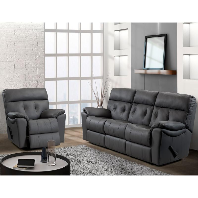 Elran Sabrina Manual Reclining Fabric Loveseat 4055-100/4055-110 IMAGE 1