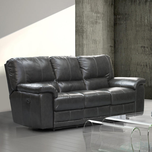 Elran Rain Power Reclining Leather Sofa 90906-MEC-OP IMAGE 1