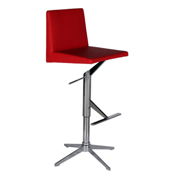 Bellini Modern Living Ethan Adjustable Height Stool ETHAN-RED IMAGE 1