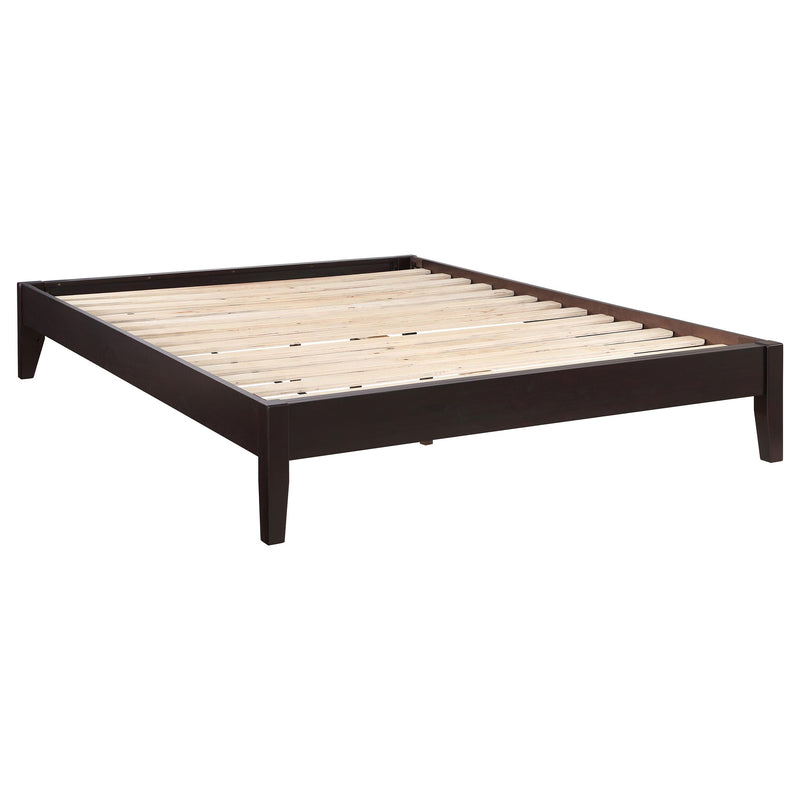  Coaster Furniture Hounslow 300555KW California King Universal Platform Bed - Cappuccino IMAGE 1