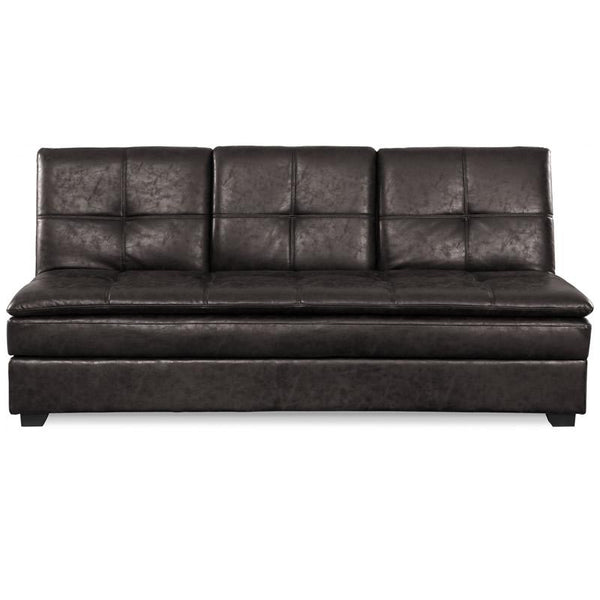 LifeStyle Solutions Kingsley Leather look Sofabed SCKGY-S3F41-MNB IMAGE 1