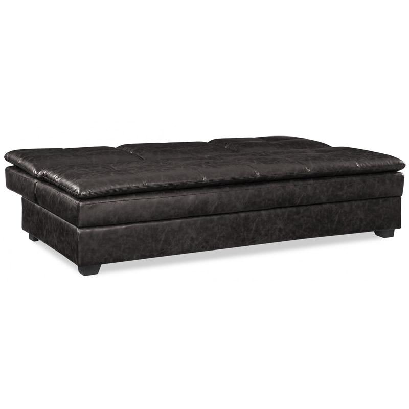 LifeStyle Solutions Kingsley Leather look Sofabed SCKGY-S3F41-MNB IMAGE 2