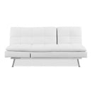 LifeStyle Solutions Palermo Leather Sofabed SCPAO-S3L15BKSP IMAGE 1
