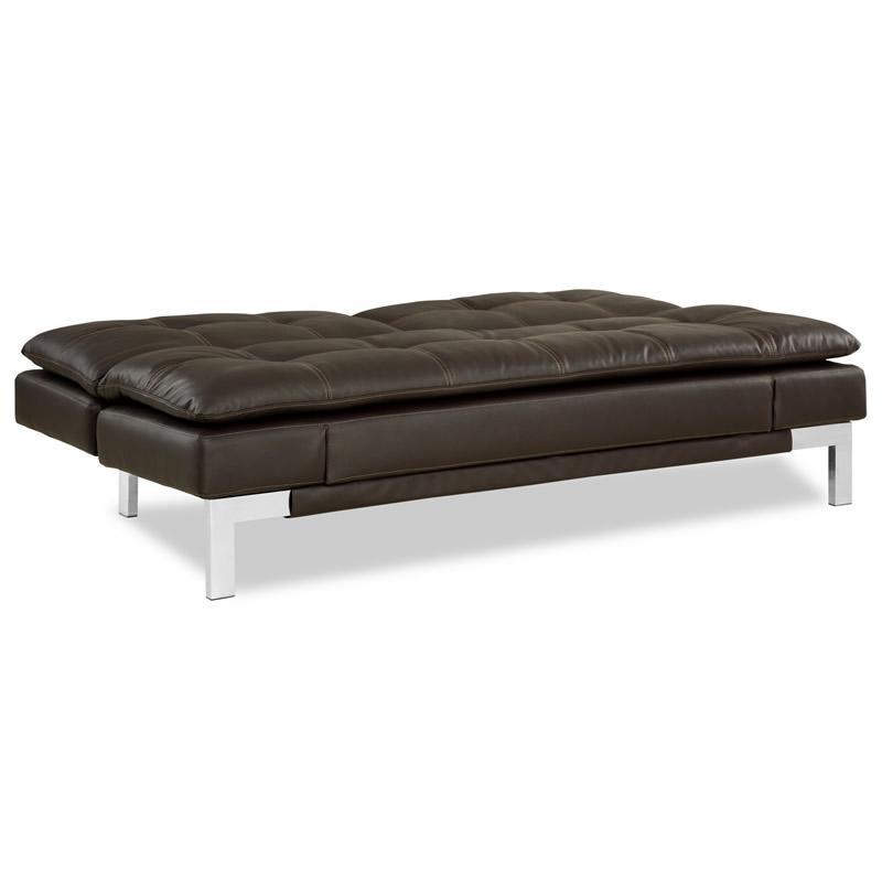 LifeStyle Solutions Valencia Bonded Leather Sofabed SC-VAL-S3L15-JV IMAGE 3