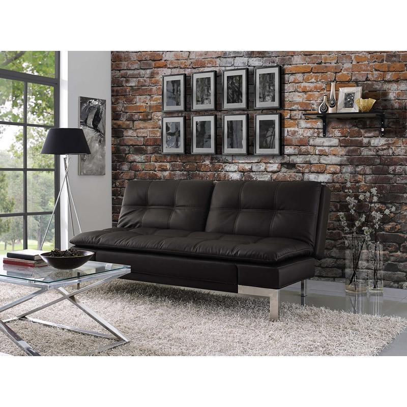 LifeStyle Solutions Valencia Bonded Leather Sofabed SC-VAL-S3L15-JV IMAGE 4