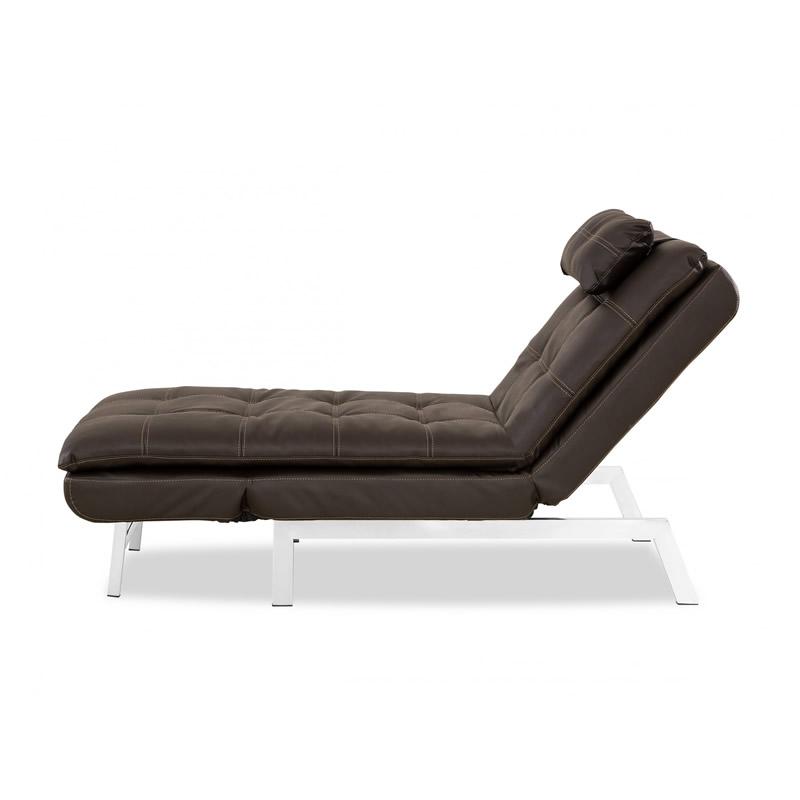 LifeStyle Solutions Valencia Chaise Bonded Leather Sleeper Chair SC-VAL-S7L15-JV IMAGE 2