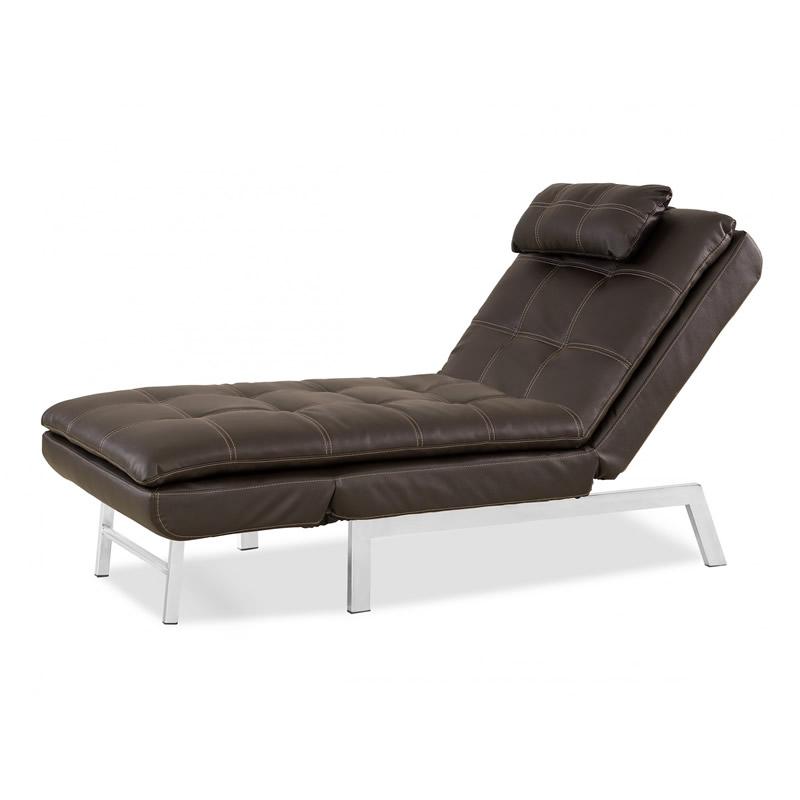 LifeStyle Solutions Valencia Chaise Bonded Leather Sleeper Chair SC-VAL-S7L15-JV IMAGE 3