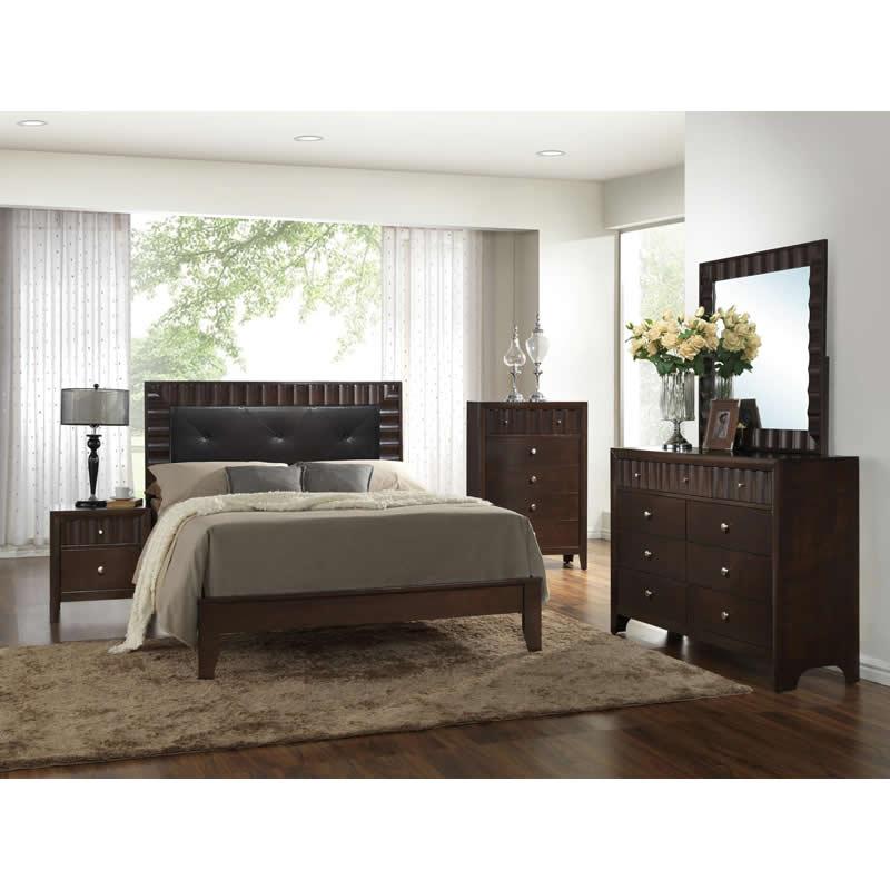 Crown Mark Nadine King Bed B4900-K-HBFB/B4900-KQ-RAIL IMAGE 2